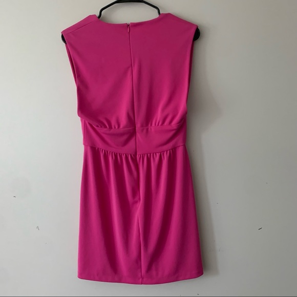 Intermix Hot Pink Cocktail Mini Dress - Picture 5 of 5